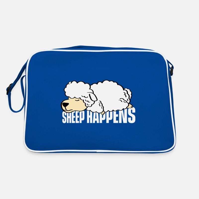 Schafe passiert Schäfer Gift Retro Tasche