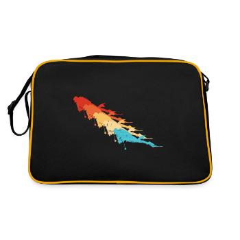 Women's Free Dive Diving Diver - Retro Bag - black/gold - Back