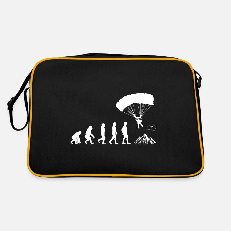 Parachute Parachute Parachute Parachutisme Évolution Sac Retro