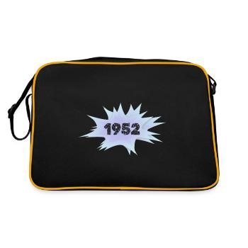 Speech bubble 1952 - Retro Bag - black/gold - Back
