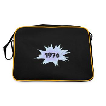 Bulle de 1976 - Sac Retro - noir/or - Dos