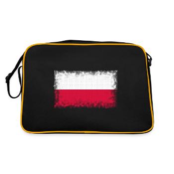 Cadeau pour la Pologne - Sac Retro - noir/or - Dos