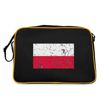 Cadeau pour la Pologne - Sac Retro - noir/or - Dos
