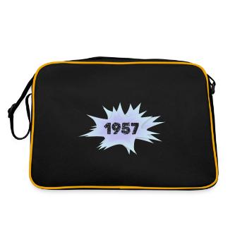 1957 1957 - Retro Bag - black/gold - Back