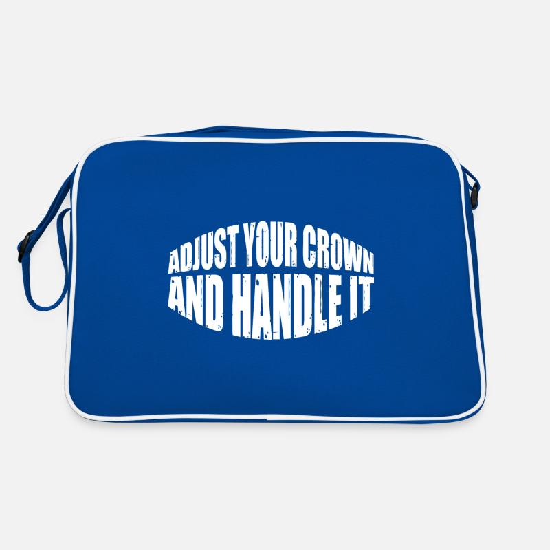 Adjust Your Crown And Handle It 15 Retro Bag