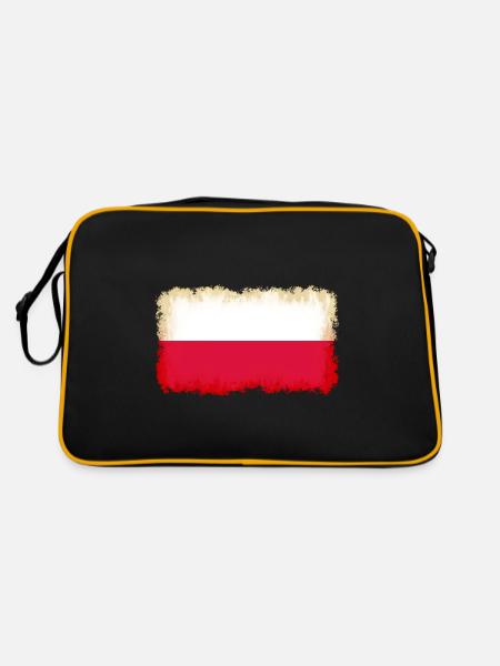 La Pologne en tant que Pologne - Sac Retro - noir/or - Dos