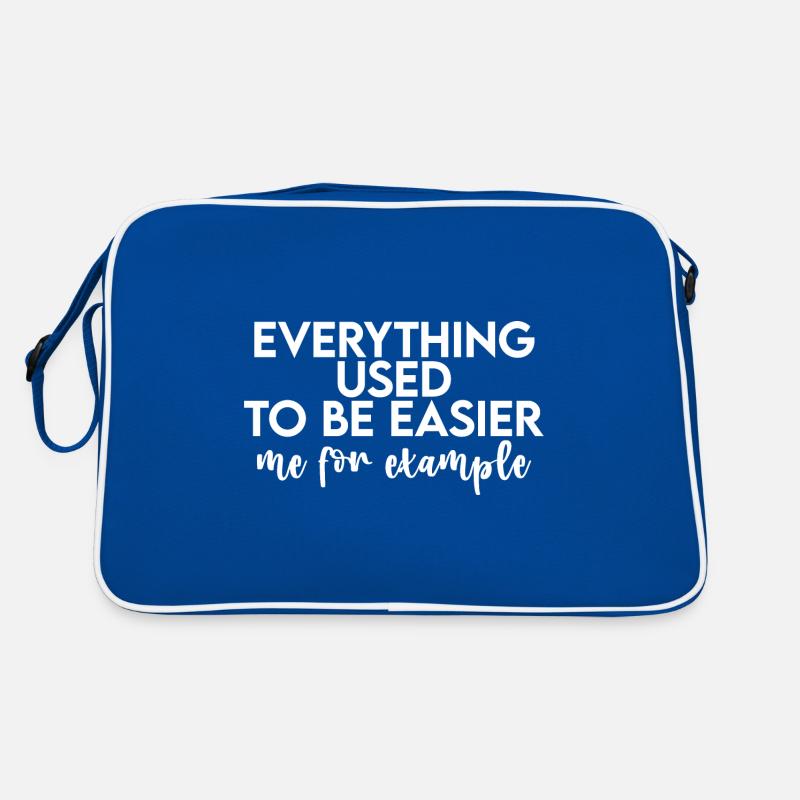Everything Used To Be Easier, Me For Example Retro Bag
