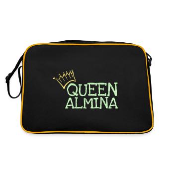 Almina - Sac Retro - noir/or - Dos