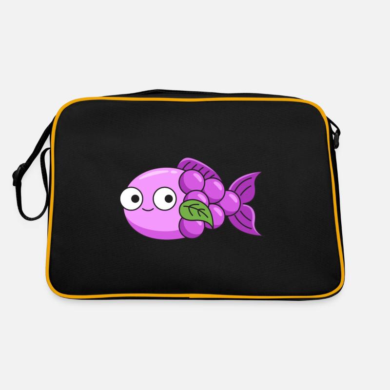 Raisin de poisson design pour les amateurs de Sac Retro
