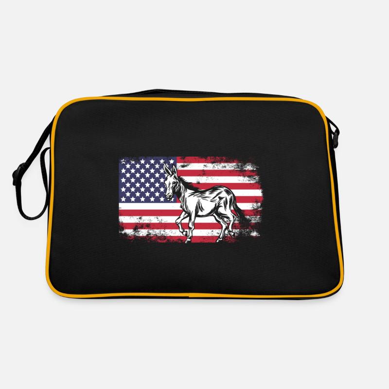Donkey Mule États-Unis Sac Retro
