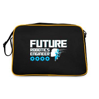 Robot Robotics Engineer Costume Robot - Retro Bag - black/gold - Back