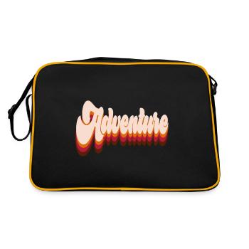 Aventure - Sac Retro - noir/or - Dos