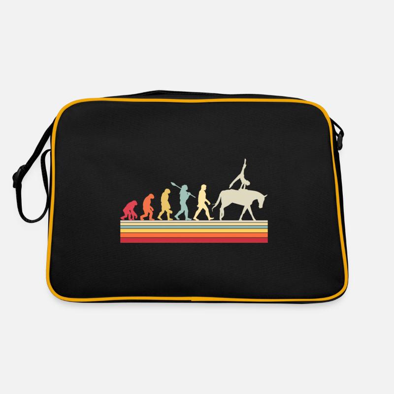 Equestrian Vaulting Evolution Horseback Riding Retro Tasche