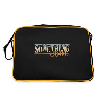 Something Cool Something Cool Retro Saying - Retro Bag - black/gold - Back