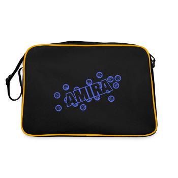 Cadeau pour Amira - Sac Retro - noir/or - Dos