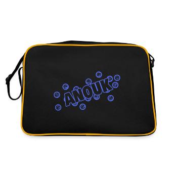Hearts for Anouk Love Heart - Retro Bag - black/gold - Back