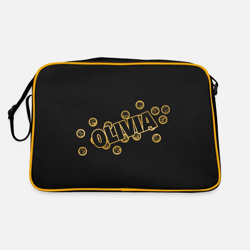 First name Olivia Retro Bag