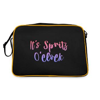 It's Spritz O'clock - Retro Bag - black/gold - Back