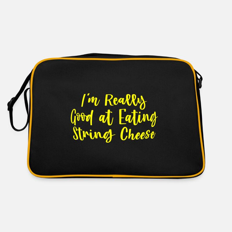 I'm Really Good At Eating String Cheese Retro Tasche