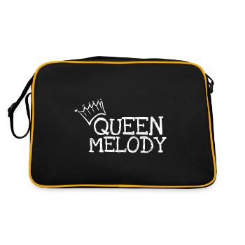 Melody as a given name - Retro Bag - black/gold - Back