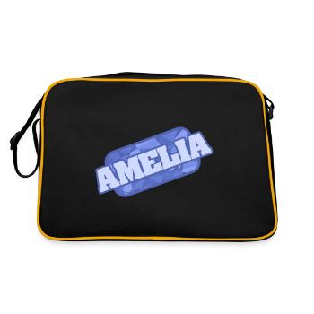 Amelia - Sac Retro - noir/or - Dos