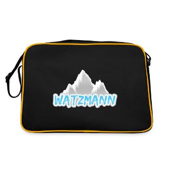 Watzmann comme une montagne - Sac Retro - noir/or - Dos
