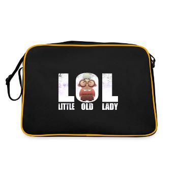 Petite Vieille Dame - LOL - Sac Retro - noir/or - Dos