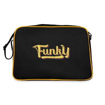Funky Retro - Retro Bag - black/gold - Back