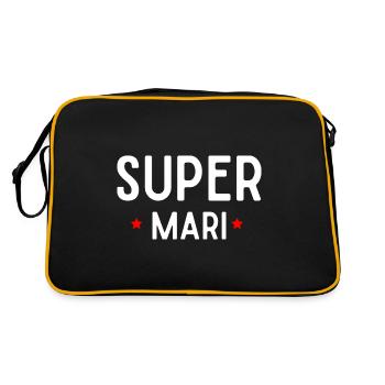 Evg mariage super-héros cadeau anniversaire - Sac Retro - noir/or - Dos