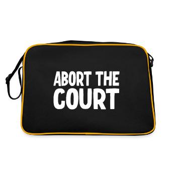 Abort the Court - Retro Bag - black/gold - Back