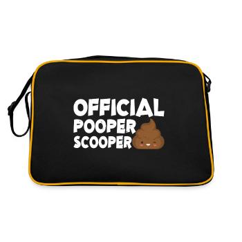 Scooper Pooper officiel 11 - Sac Retro - noir/or - Dos