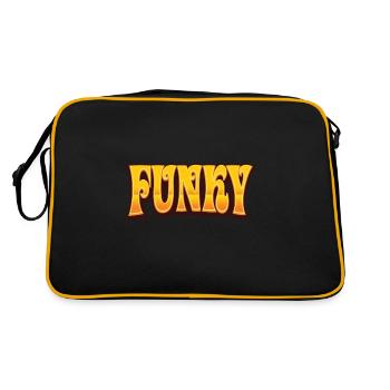 Funky Retro - Retro Bag - black/gold - Back