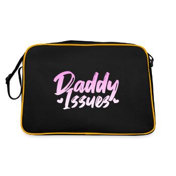 Father complex in women - Retro Bag - black/gold - Back