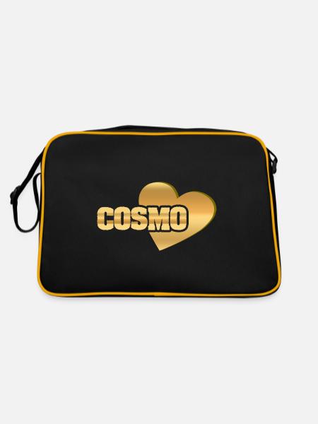 Liebe Love Gold Cosmo - Retro Bag - black/gold - Back