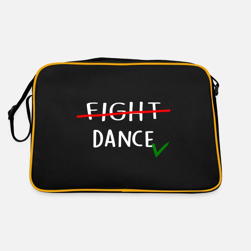 Tänzer tanzen ANTI-WAR-DANCE Tanzschule Retro Tasche