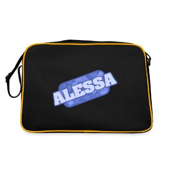 Cadeau pour Alessa - Sac Retro - noir/or - Dos