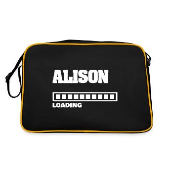 Bébé Alison - Sac Retro - noir/or - Dos
