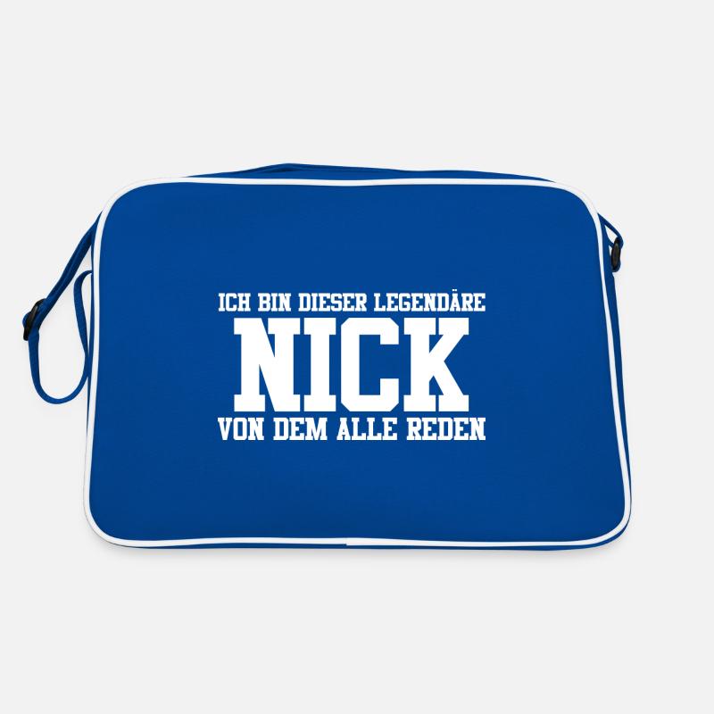 Nick Name Design Retro Tasche
