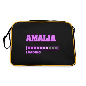 Baby Amalia - Retro Bag - black/gold - Back
