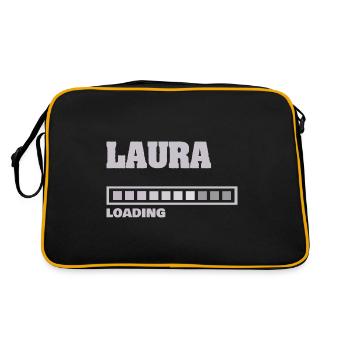 Laura bébé - Sac Retro - noir/or - Dos