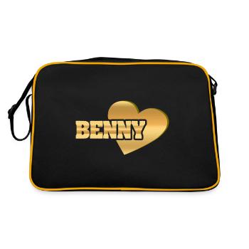 Benny d’or - Sac Retro - noir/or - Dos