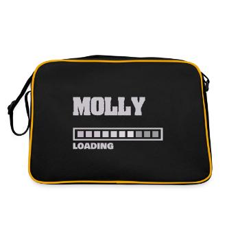 Cadeau pour Molly - Sac Retro - noir/or - Dos
