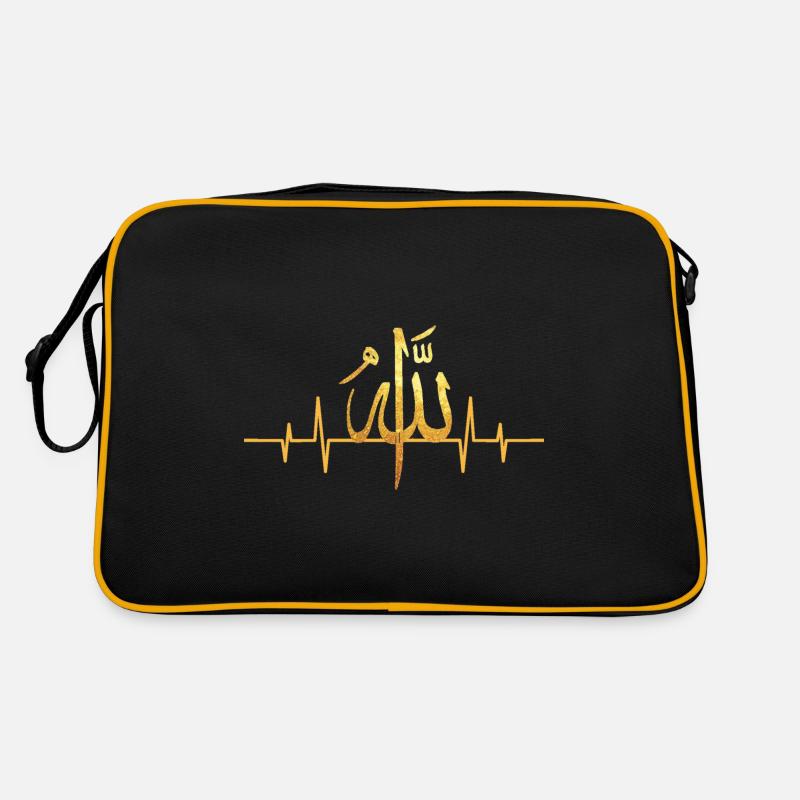 Heartbeat Caractères Allah Sac Retro