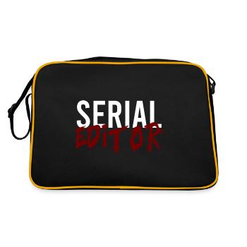 Series Editor - Retro Bag - black/gold - Back