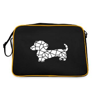 Dackel - Sac Retro - noir/or - Dos