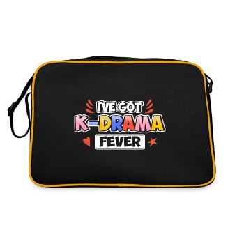 J’ai la fièvre K-drama Kdrama - Sac Retro - noir/or - Dos