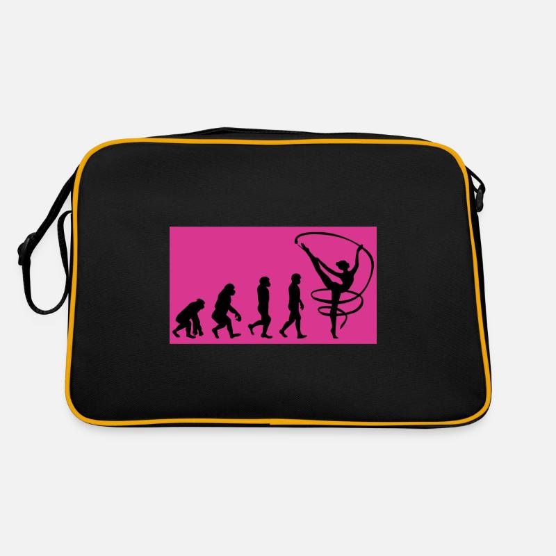 Gymnastique rythmique Ruban Gymnaste Evolution Drôle Sac Retro