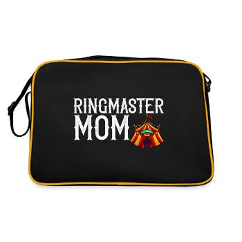 Circus Birthday Party Mama Theme Ringmaster - Retro Bag - black/gold - Back