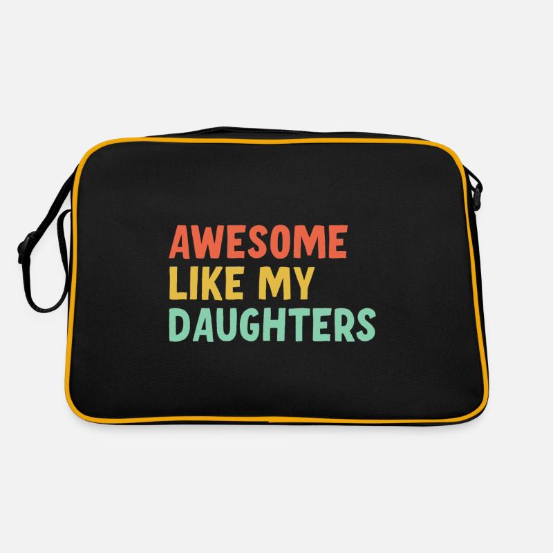 Super comme mes filles Sac Retro