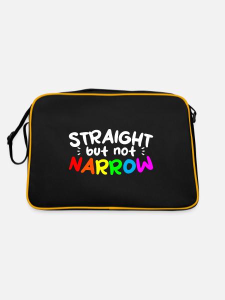 Droit mais pas étroit 4 - Sac Retro - noir/or - Dos